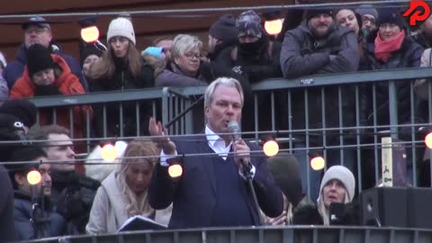 Nej till vaccinpass – "leve den fria viljan" Demonstration i Stockholm 2022-01-22