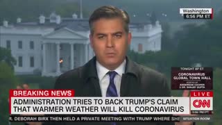 Acosta misportrays Trump's disinfectant remarks