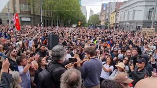 Melbourne protest against tyranny