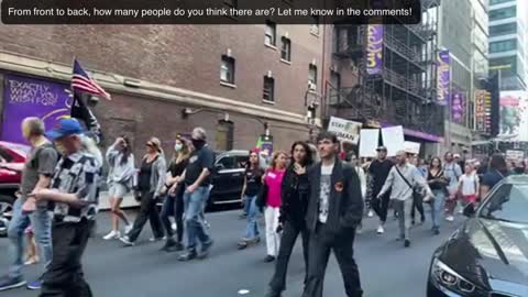 October 16, 2021 NYC "March Against the Media"