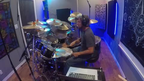 Recreating highly recognizable drum sounds. FREEWILL Rush Drum Cover