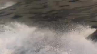 boat captures incredible explosion