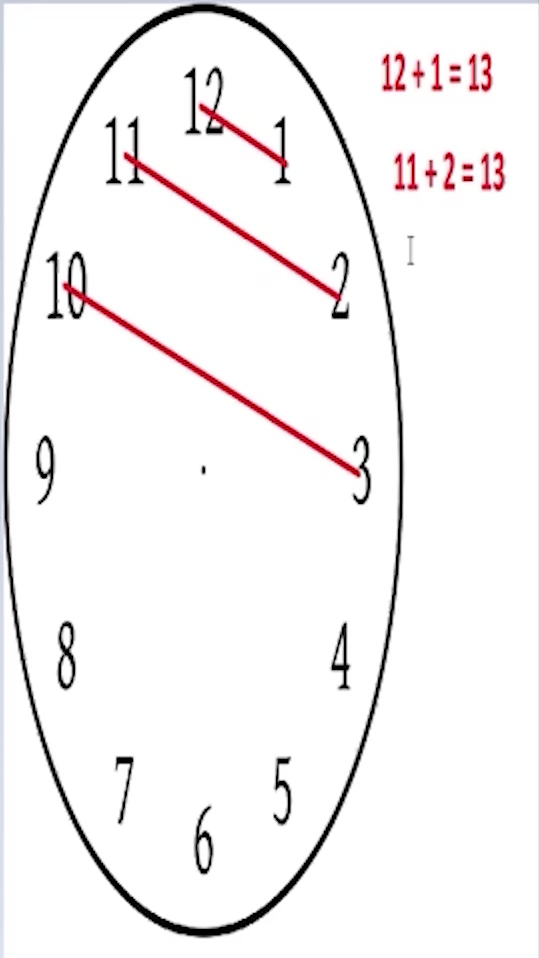 how-to-add-2-numbers-on-the-clock-to-equal-13