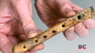 Rare medieval bone flute unearthed in Kent, southeastern coast of England