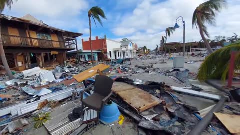 Hurricane Ian: Fort Myers Beach Desolation