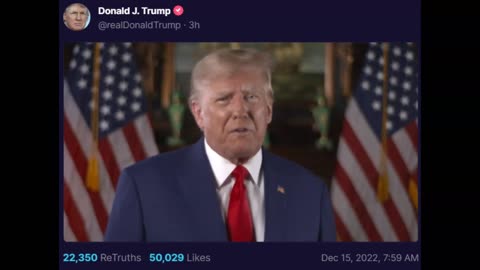 December 15, 2022 - Trump Announcement is about Justice!