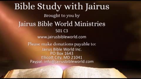 Bible Study With Jairus - Leviticus 20-SHORT
