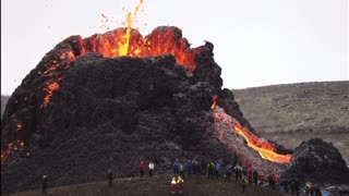 Volcanic eruption in Iceland results in jaw-dropping