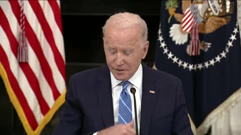 Biden: "One of the reasons for inflation being high as it is, one-third of the reason that inflation is up is the cost of vehicles"