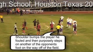Westfield High School Soccer - Houston Texas - Dirty Play