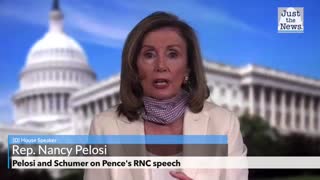 Pelosi and Schumer on Pence's RNC speech