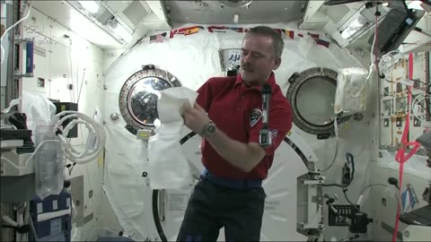 NASA showed a person who got Sick in Space
