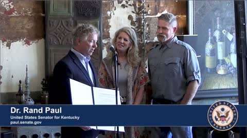 Dr. Paul Honors Bird Dogs Coffee as Senate Small Business of the Week - May 13, 2022