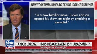 Tucker Carlson Fires Back At New York Times Over Taylor Lorenz Controversy