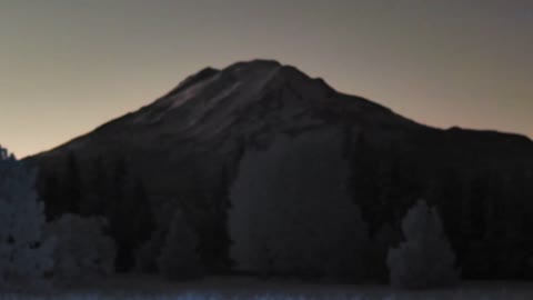 Mountain lights at Mt. Adams - ECETI ranch July 22, 2022