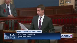 Tom Cotton Points out the Democrats’ Hypocrisy on the Filibuster