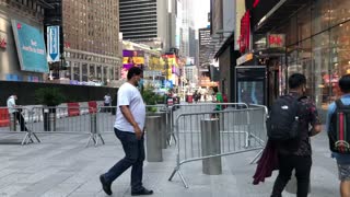 Midtown New York City boarded up after looting by Black Lives Matter