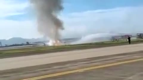 Airliner Bursts into Flames After Skidding Off Runway in China