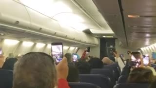 Patriots SINGING National Anthem on a Flight... Absolutely Awesome!
