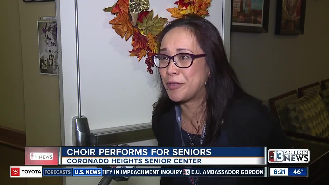 Liberty choir sings for seniors