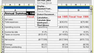 Microsoft Excel 2.2 on OS2 1.2