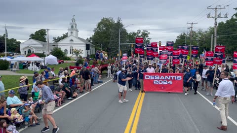 DeSantis Marches In Londonderry Old Home Day Parade Aug. 19, 2023