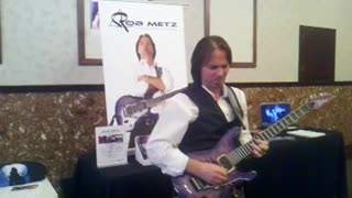 Rob Metz Jamming in the Lincoln Theater Massillon Lobby