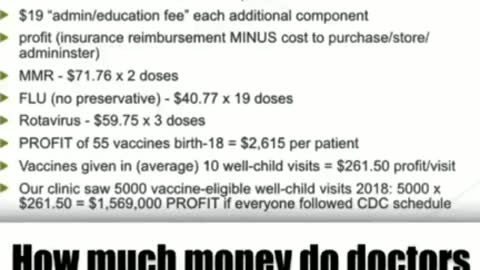 How much money do doctors make who vaccinate?