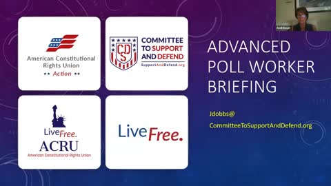 Mission: Advanced Poll Worker Briefing