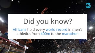 African athletes own every men's world record from 400m to marathon