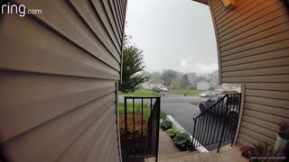 Tornado Passes Over House