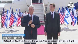 U.S.-Israeli delegation flies to United Arab Emirates as key step in historic normalization deal