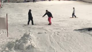 Epic Snowboard Flip Fail