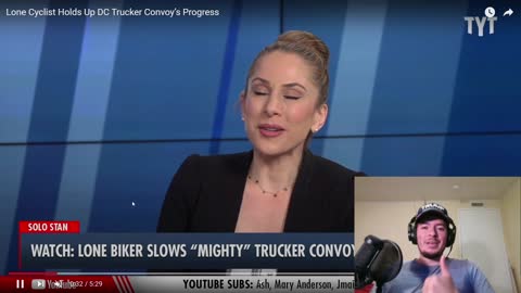 TYT's Dumb Take About US Trucker Convoy In DC