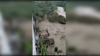 Lluvias causan inundaciones en pueblo de Machu Picchu