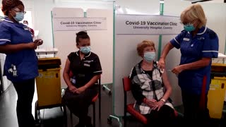 World's first COVID-19 vaccine recipient gets booster jab