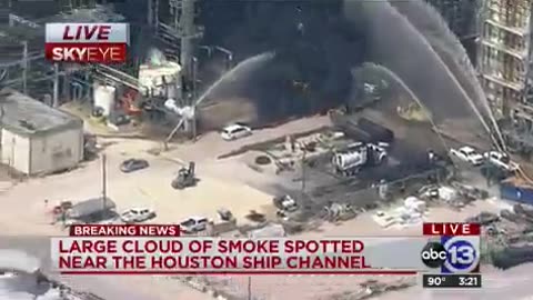 Massive Explosion Rocks Houston Oil Refinery