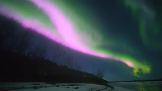 Beautiful Bursts Of Light Over Fairbanks, Alaska