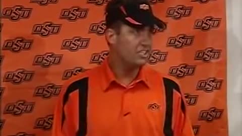 Oklahoma State Football Coach Mike Gundy Is Pissed!