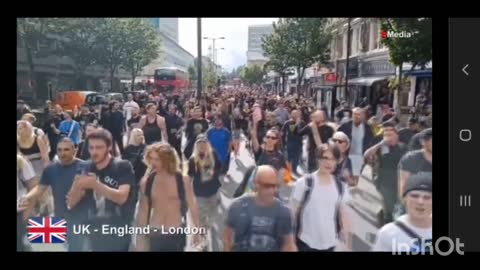 UK - England - London (Rally against Vaccinepassports) [August 9, 2021] #ArrestBillGates
