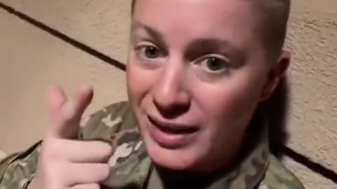 Female Military Member Will Aim Her Firearm At YOU Under Martial Law