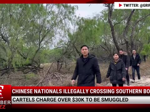 WATCH: Chinese Nationals Illegally Crossing Southern Border
