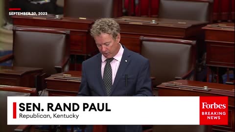 Rand Paul: we cannot save Ukraine by dooming the US economy
