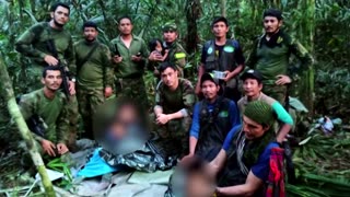 Four missing children found alive in Colombian jungle