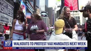 Walkouts to Protest Vaccine Mandates Next Week