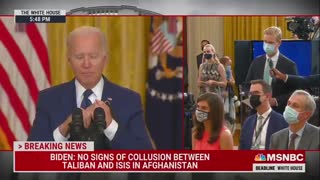 Biden BLAMES Trump When Confronted About Kabul Terror Attack