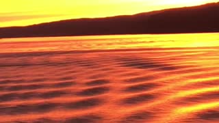 Breathtaking Scotland Sunset While Sailing
