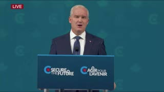Conservative Leader Erin O’Toole gives an election night speech (part 1/2)