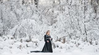 Sarah winter wonderland maternity session