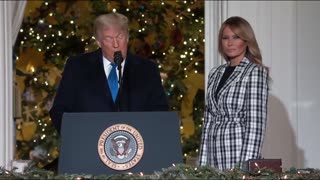 Trump's Christmas Message at the Tree Lighting Ceremony Is What America Needs